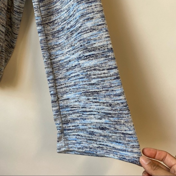 Aerie Knit Top Jersey Pullover Blue Brushed Soft and Cozy Women's Size XS - Picture 4 of 9